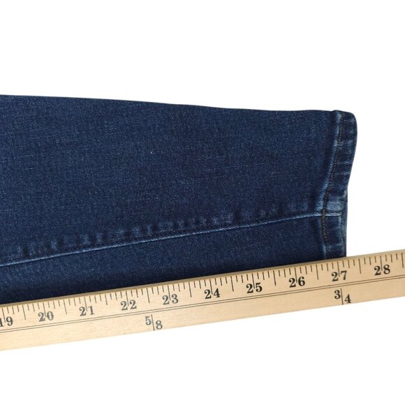 Loft Legging Jean Mid Rise Womens Size 27/4 Stretch Dark Wash Denim - Picture 15 of 15